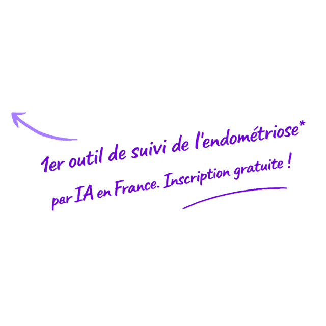1er outil de suivi de l'endométriose par IA en France. Inscription gratuite !